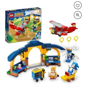 Tails' Workshop and Tornado Plane (Sonic the Hedgehog) Lego
